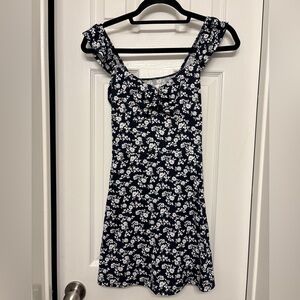Hollister Blue Floral Dress